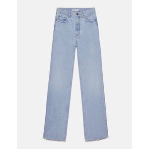 Zara High Rise Wide Leg Jeans